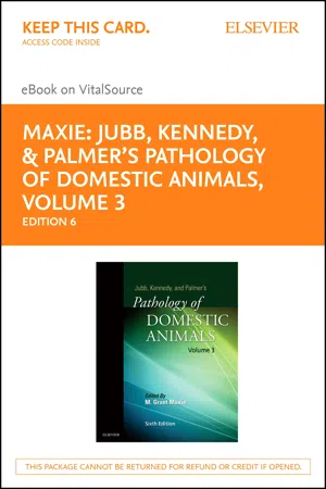 Jubb, Kennedy & Palmer's Pathology of Domestic Animals: Volume 3