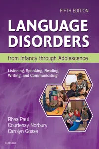 Language Disorders from Infancy Through Adolescence - E-Book_cover