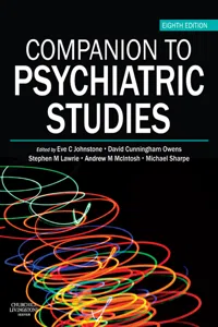 Companion to Psychiatric Studies E-Book_cover