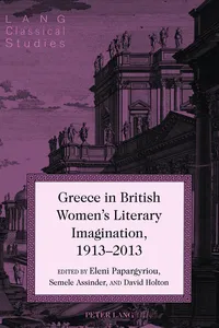 Greece in British Women's Literary Imagination, 19132013_cover