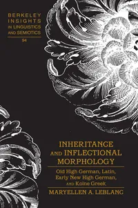 Inheritance and Inflectional Morphology_cover