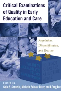 Critical Examinations of Quality in Early Education and Care_cover