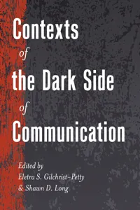 Contexts of the Dark Side of Communication_cover