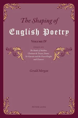 The Shaping of English Poetry  Volume IV