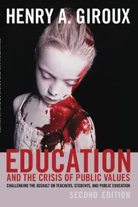 Education and the Crisis of Public Values_cover