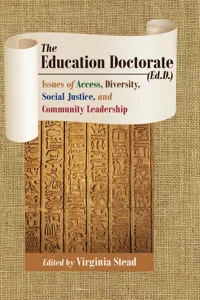 The Education Doctorate_cover