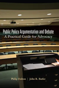 Public Policy Argumentation and Debate_cover