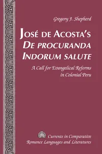 José de Acostas «De procuranda Indorum salute»_cover