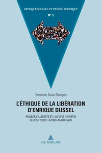 Léthique de la libération dEnrique Dussel_cover