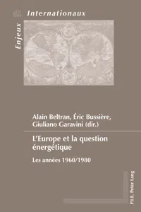 LEurope et la question énergétique_cover