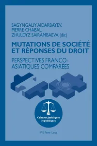 Mutations de société et réponses du droit_cover