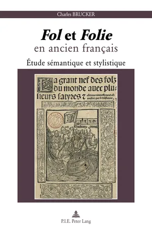 « Fol » et « Folie » en ancien français