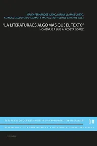 «La literatura es algo más que el texto»_cover