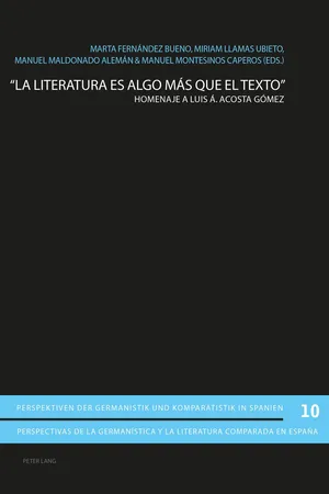 «La literatura es algo más que el texto»