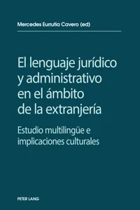 El lenguaje jurídico y administrativo en el ámbito de la extranjería_cover