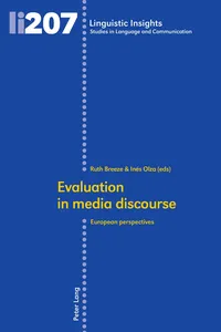 Evaluation in media discourse_cover