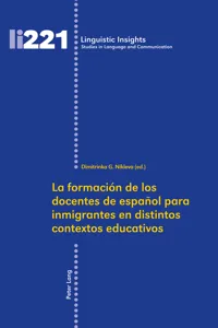 La formación de los docentes de español para inmigrantes en distintos contextos educativos_cover