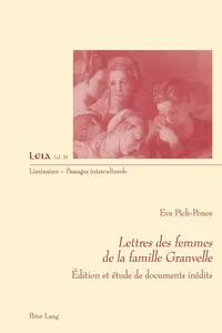 Lettres des femmes de la famille Granvelle_cover