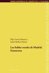 Las hablas rurales de Madrid_cover