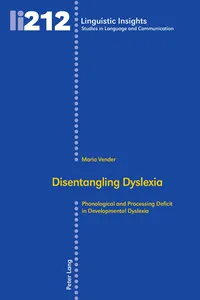 Disentangling Dyslexia_cover