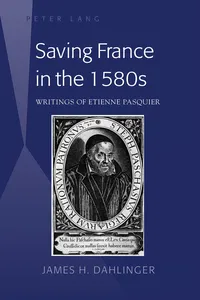 Saving France in the 1580s_cover