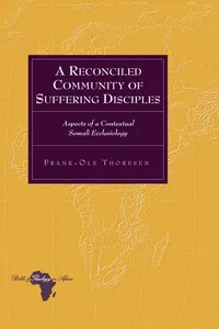 A Reconciled Community of Suffering Disciples_cover