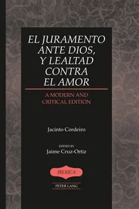 El juramento ante Dios, y lealtad contra el amor_cover