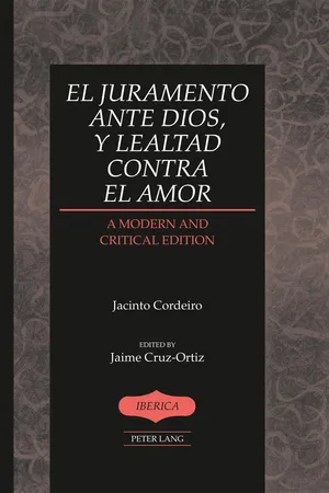 El juramento ante Dios, y lealtad contra el amor