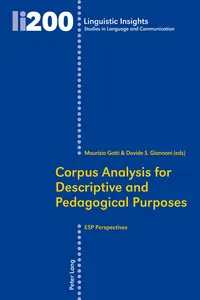 Corpus Analysis for Descriptive and Pedagogical Purposes_cover