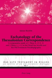 Eschatology of the Thessalonian Correspondence_cover