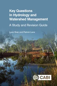 Key Questions in Hydrology and Watershed Management_cover