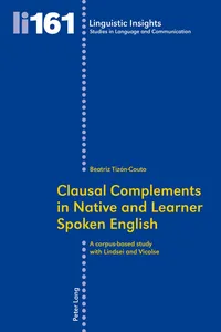 Clausal Complements in Native and Learner Spoken English_cover