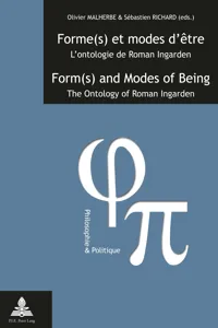 Form et modes dêtre / For and Modes of Being_cover