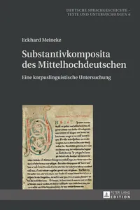 Substantivkomposita des Mittelhochdeutschen_cover