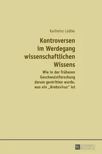 Kontroversen im Werdegang wissenschaftlichen Wissens_cover