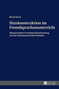 Sinnkonstruktion im Fremdsprachenunterricht_cover