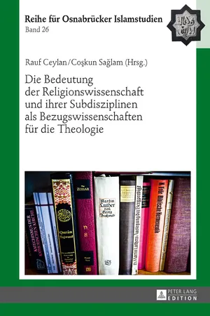 Die Bedeutung der Religionswissenschaft und ihrer Subdisziplinen als Bezugswissenschaften für die Theologie