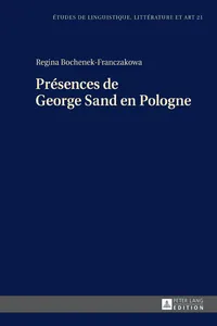 Présences de George Sand en Pologne_cover