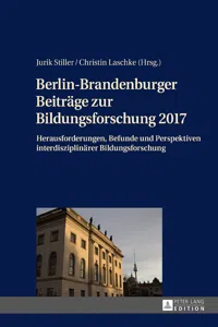 Berlin-Brandenburger Beiträge zur Bildungsforschung 2017_cover