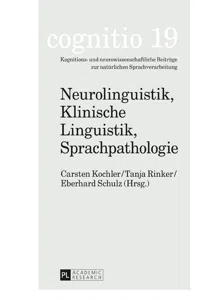 Neurolinguistik, Klinische Linguistik, Sprachpathologie_cover