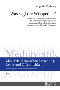 «Was sagt die Wikipedia?»_cover