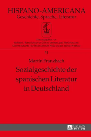 Sozialgeschichte der spanischen Literatur in Deutschland