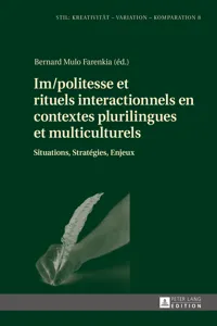 Im/politesse et rituels interactionnels en contextes plurilingues et multiculturels_cover