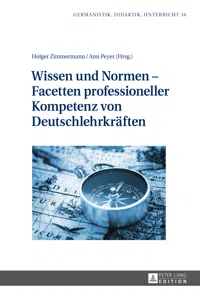 Wissen und Normen Facetten professioneller Kompetenz von Deutschlehrkräften_cover