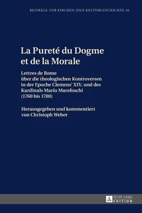 La Pureté du Dogme et de la Morale_cover