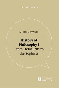 History of Philosophy I_cover