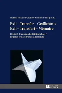 Exil Transfer Gedächtnis / Exil Transfert Mémoire_cover