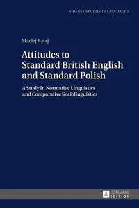 Attitudes to Standard British English and Standard Polish_cover