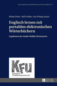 Englisch lernen mit portablen elektronischen Wörterbüchern_cover