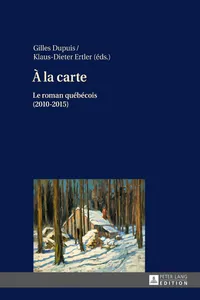 À la carte_cover